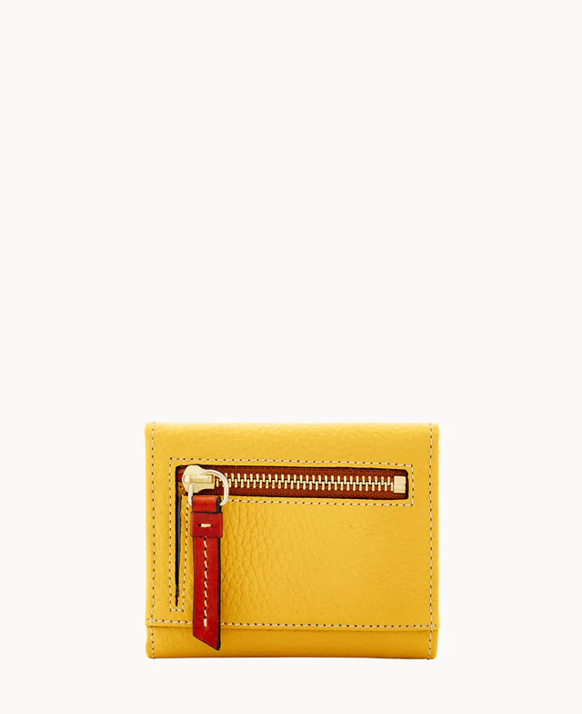Pebble Grain Small Flap Wallet
