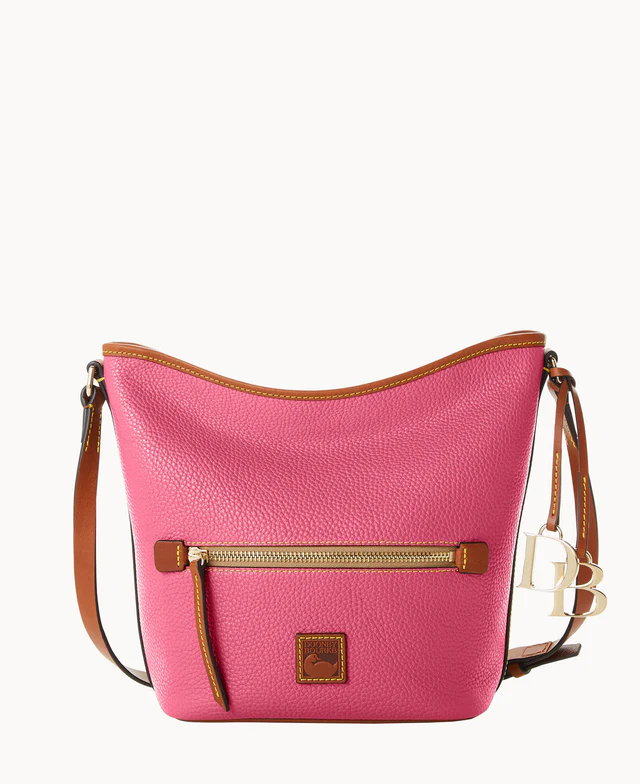 Pebble Grain Zip Sac