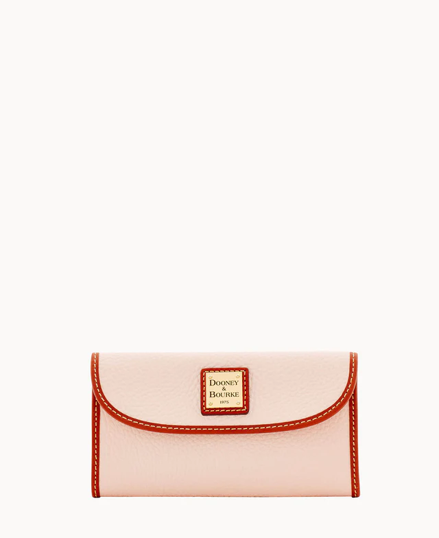 Pebble Grain Continental Clutch