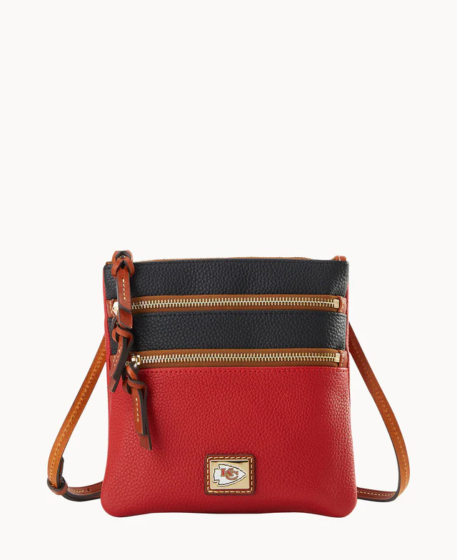 NFL Chiefs Triple Zip Crossbody