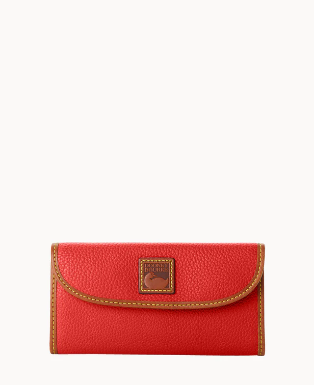 Pebble Grain Continental Clutch