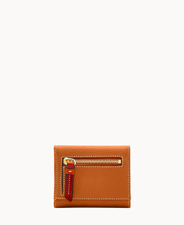 Pebble Grain Small Flap Wallet