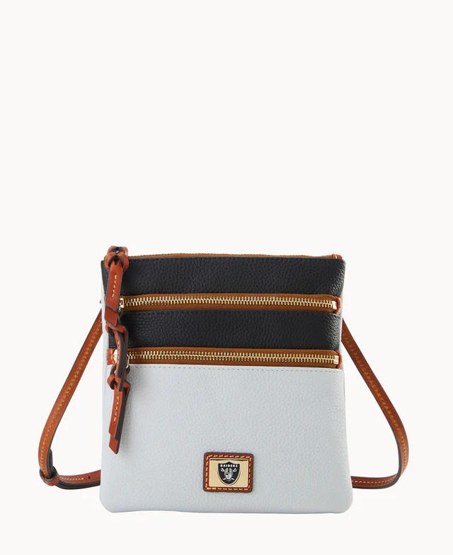 NFL Raiders Triple Zip Crossbody