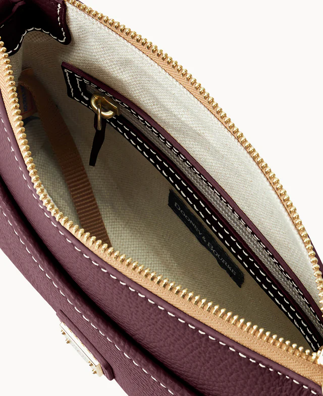 Lucca Leather Ginger Crossbody