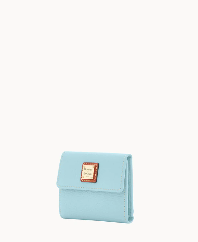 Pebble Grain Small Flap Wallet