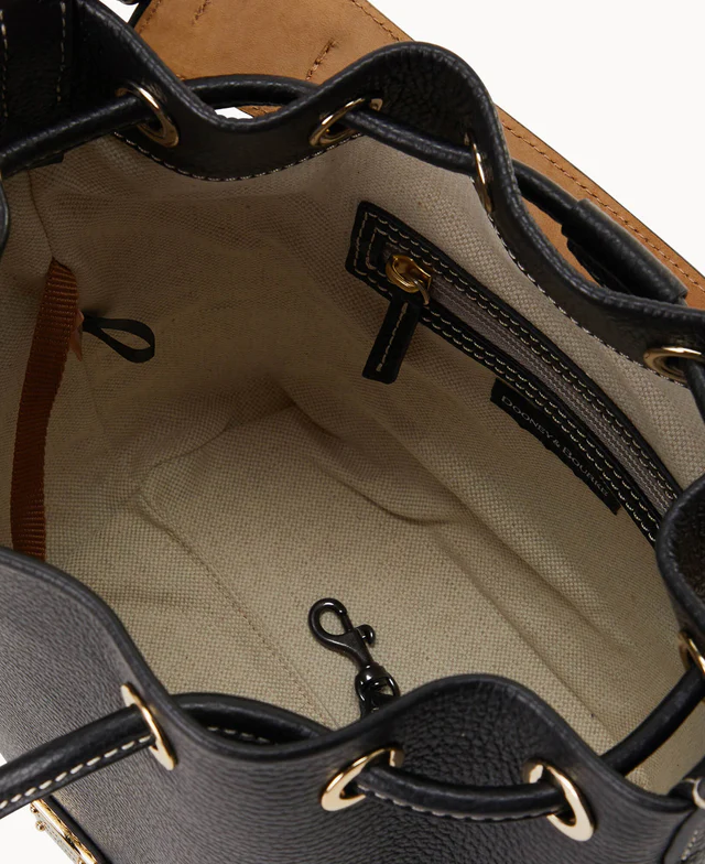 Lucca Leather Small Drawstring