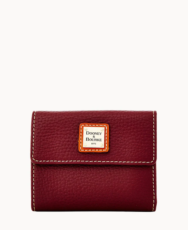 Pebble Grain Small Flap Wallet