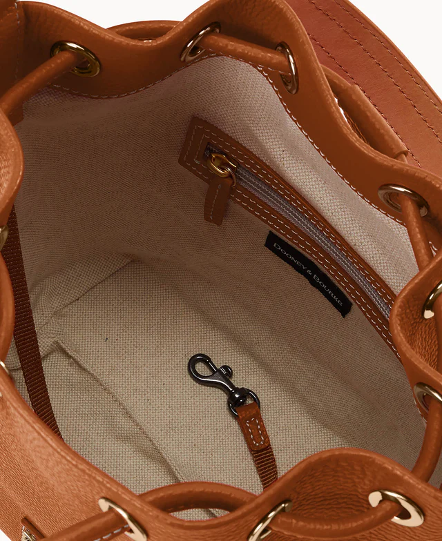 Lucca Leather Small Drawstring