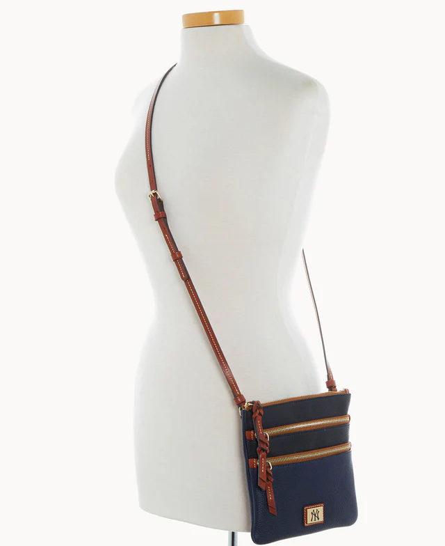 MLB Yankees Triple Zip Crossbody