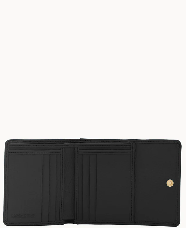 Pebble Grain Small Flap Wallet