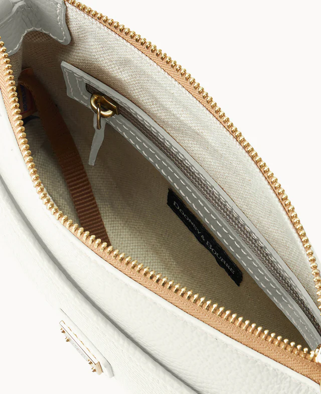 Lucca Leather Ginger Crossbody