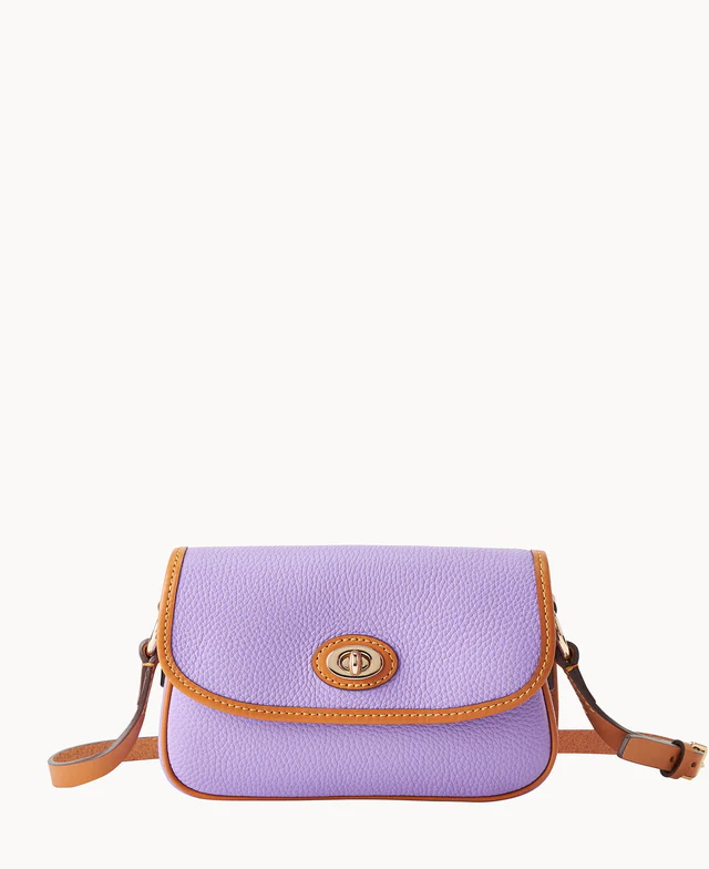 Pebble Grain Turnlock Crossbody 22