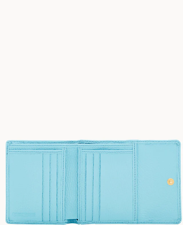 Pebble Grain Small Flap Wallet