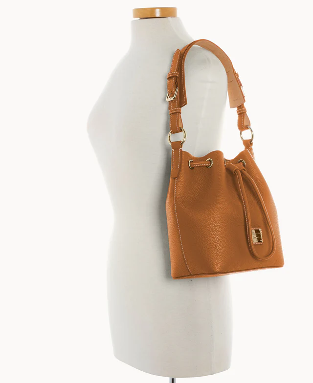 Lucca Leather Small Drawstring