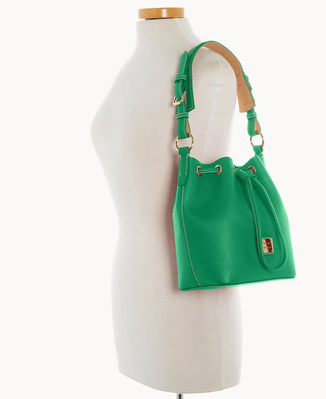 Lucca Leather Small Drawstring