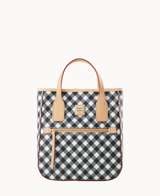 Gingham II Small Handle Tote