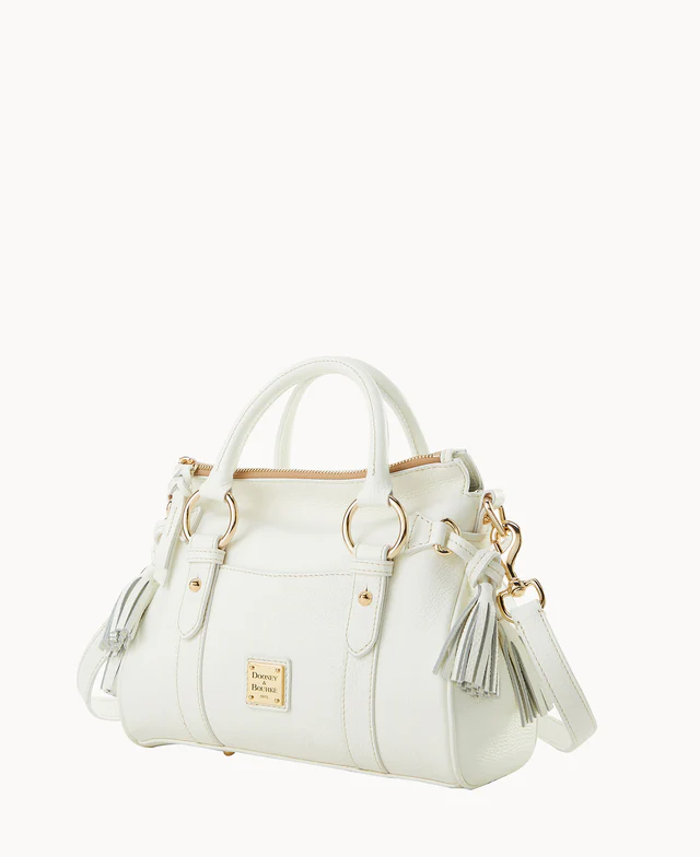 Lucca Leather Satchel With Pocket