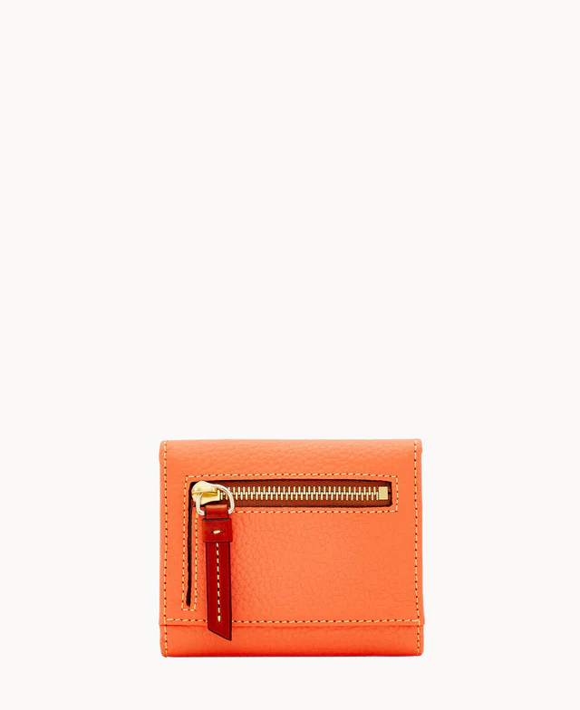 Pebble Grain Small Flap Wallet