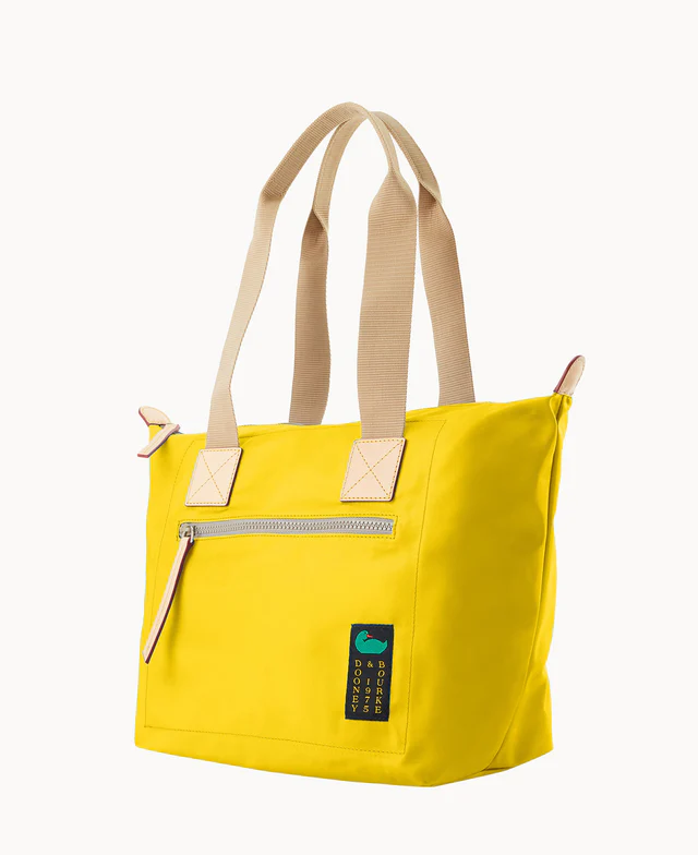Nylon Front Zip Tote
