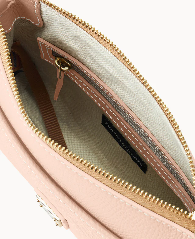 Lucca Leather Ginger Crossbody
