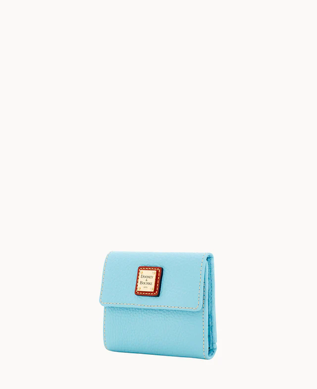Pebble Grain Small Flap Wallet