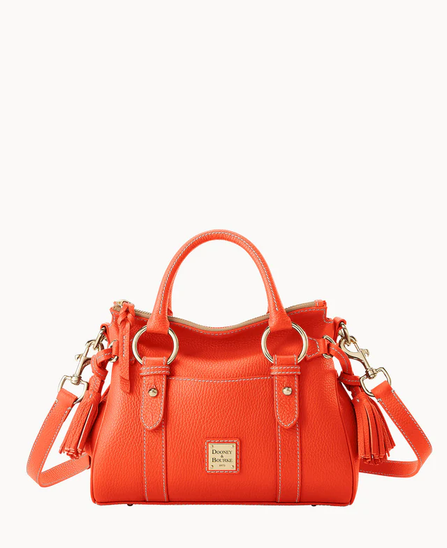 Lucca Leather Satchel With Pocket