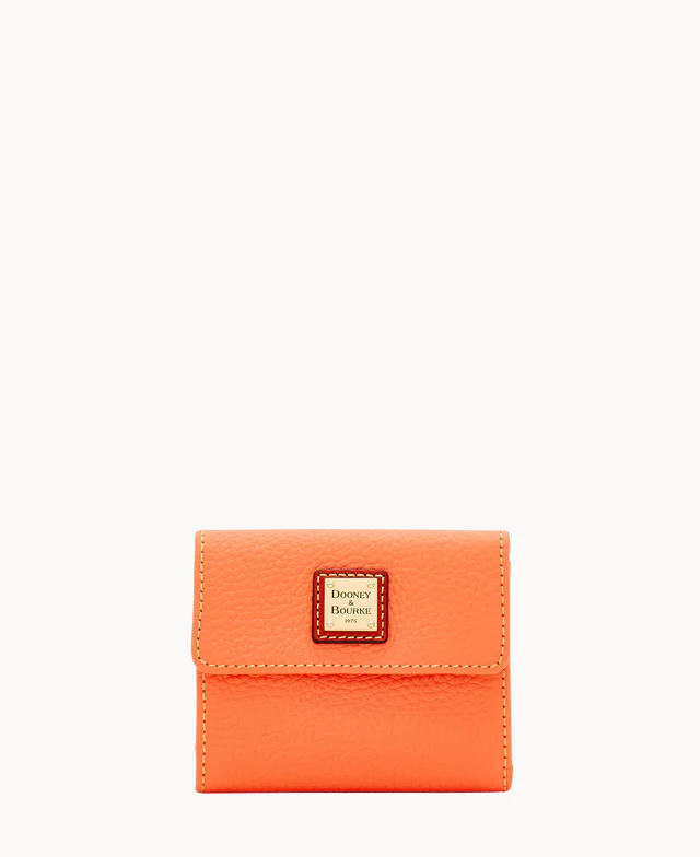 Pebble Grain Small Flap Wallet
