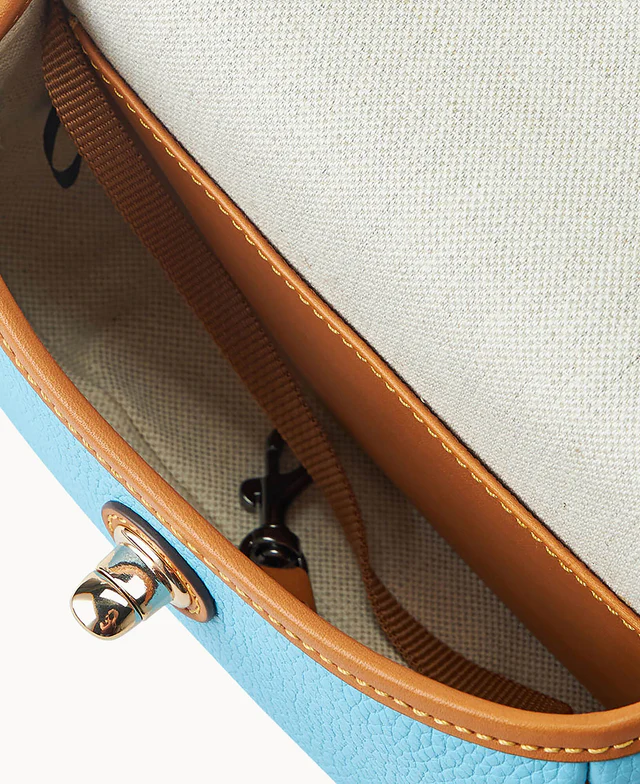 Pebble Grain Turnlock Crossbody 22