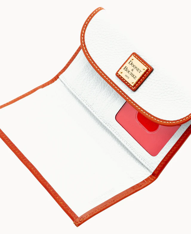 Pebble Grain Continental Clutch