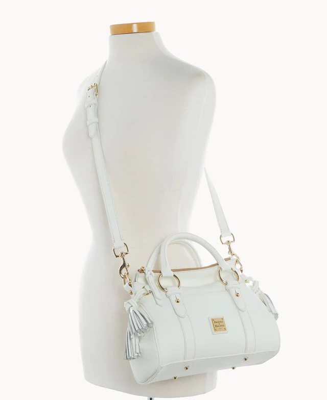 Lucca Leather Satchel With Pocket