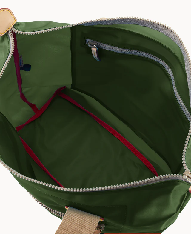 Nylon Front Zip Tote