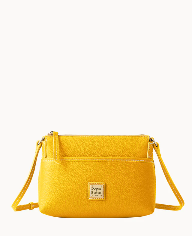 Lucca Leather Ginger Crossbody