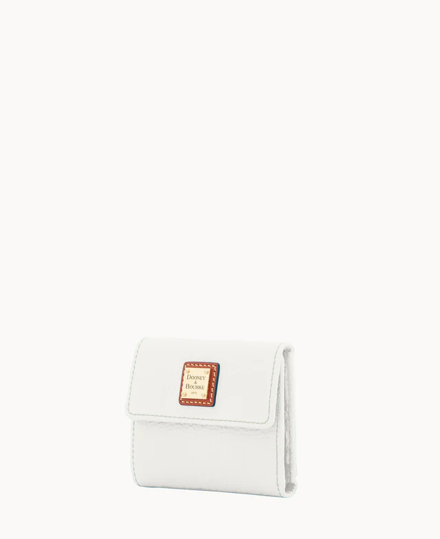 Pebble Grain Small Flap Wallet