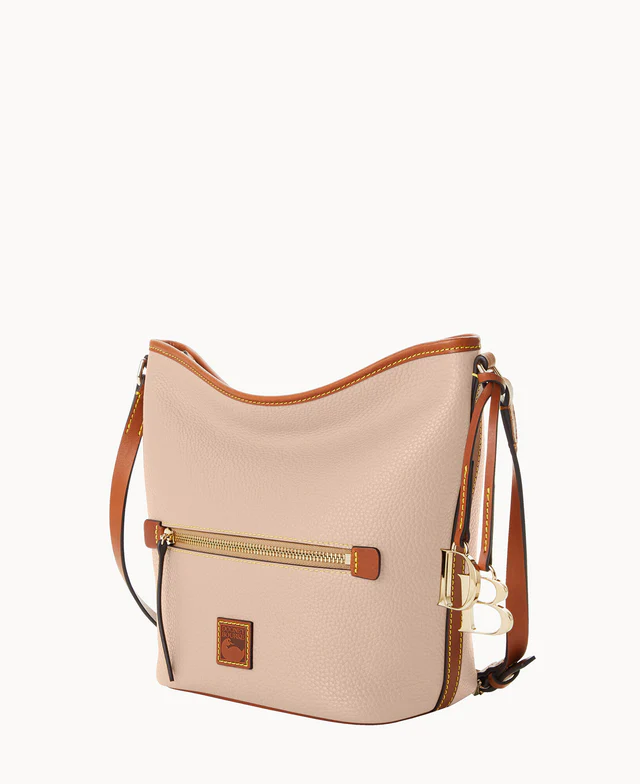 Pebble Grain Zip Sac