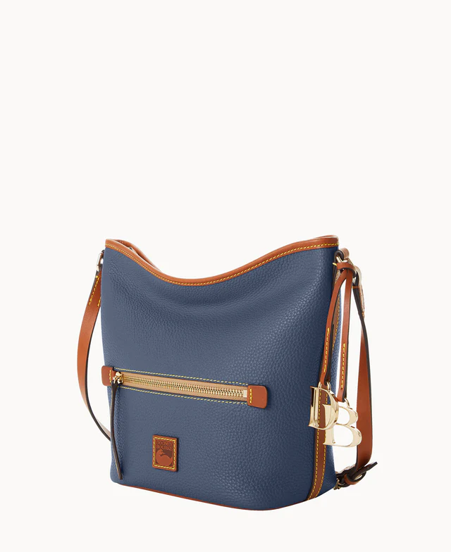 Pebble Grain Zip Sac