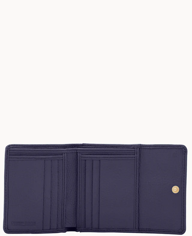 Pebble Grain Small Flap Wallet