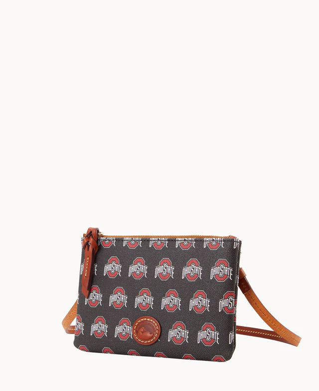 Collegiate Ohio State University Top Zip Crossbody
