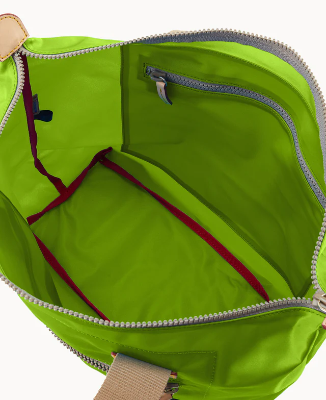 Nylon Front Zip Tote