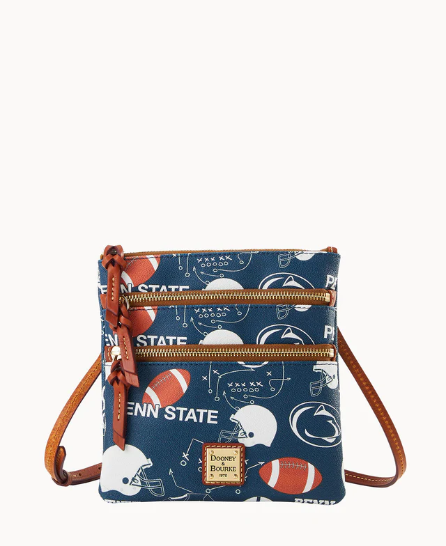 Collegiate Penn State University Triple Zip Crossbody