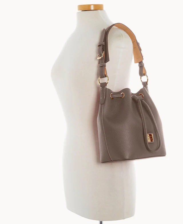 Lucca Leather Small Drawstring