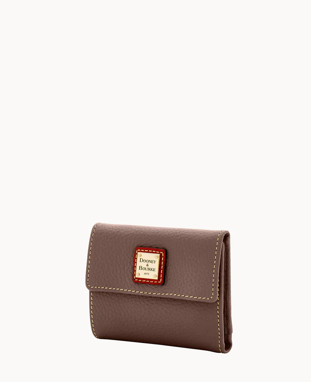 Pebble Grain Small Flap Wallet