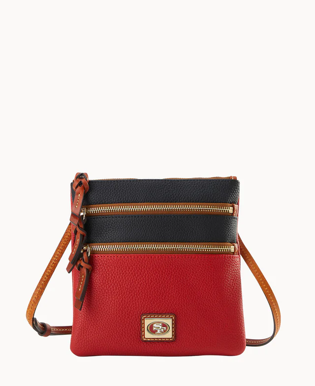 NFL 49ERS Triple Zip Crossbody