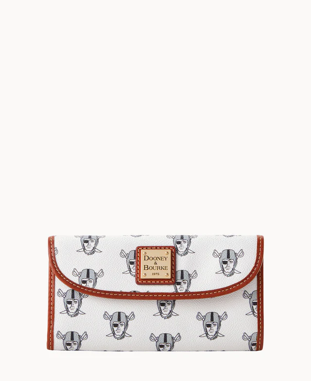 NFL Raiders Continental Clutch