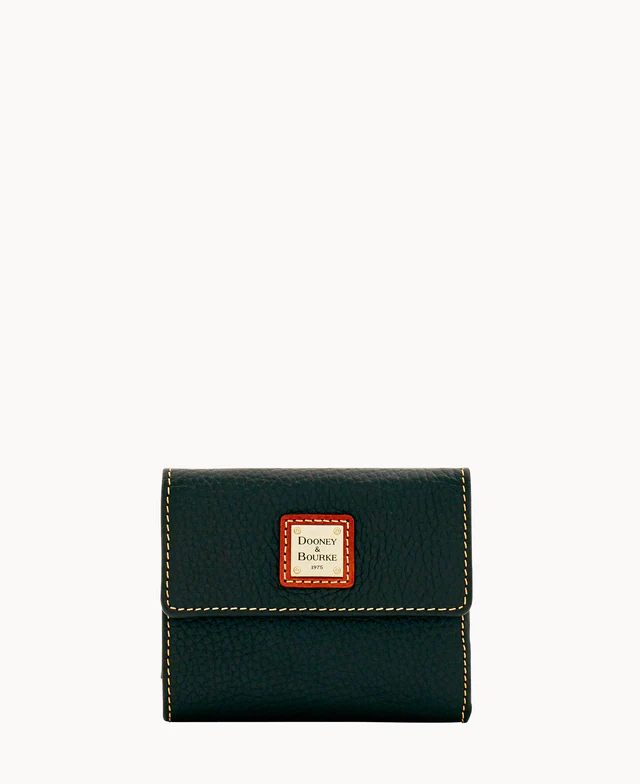 Pebble Grain Small Flap Wallet