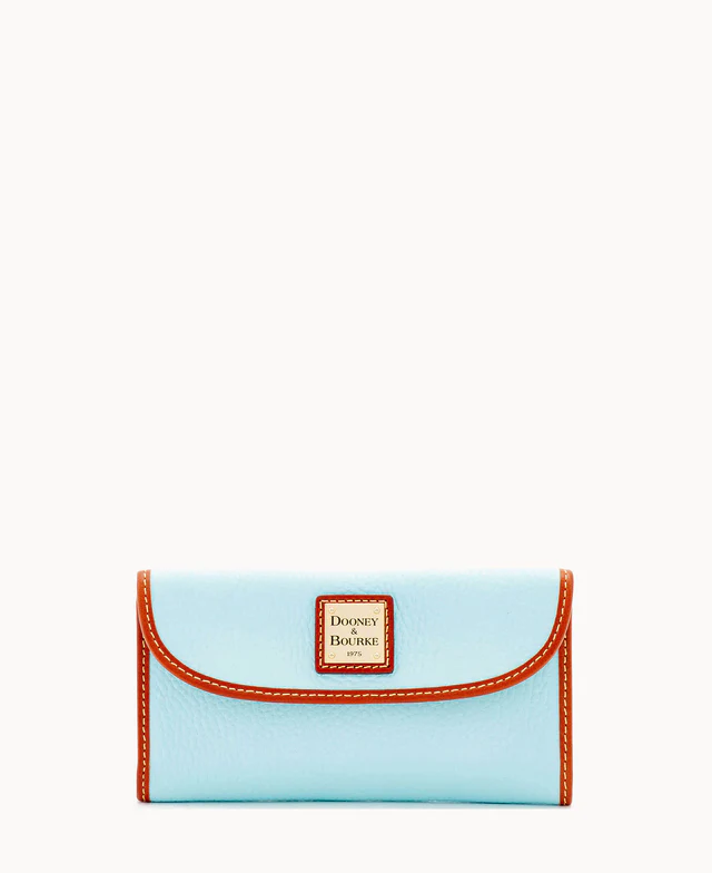 Pebble Grain Continental Clutch