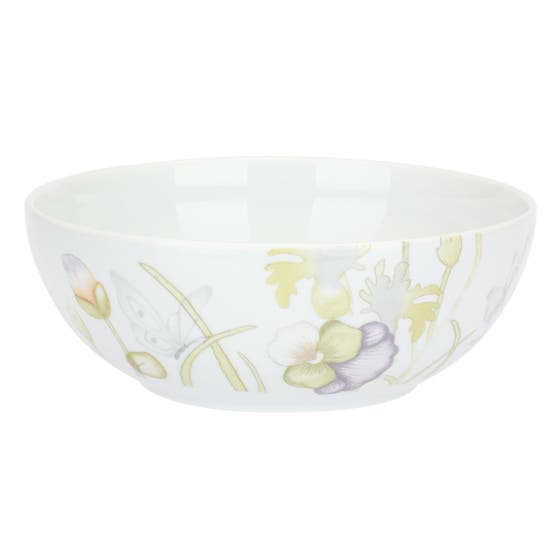Country Bloom Porcelain Bowl, Large