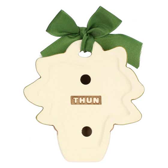 Ceramic dorative plaque with lemon, small