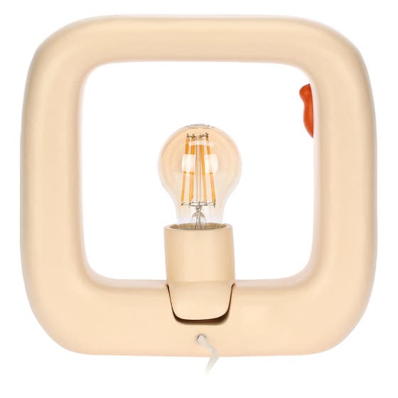 Happy Country ceramic square lamp