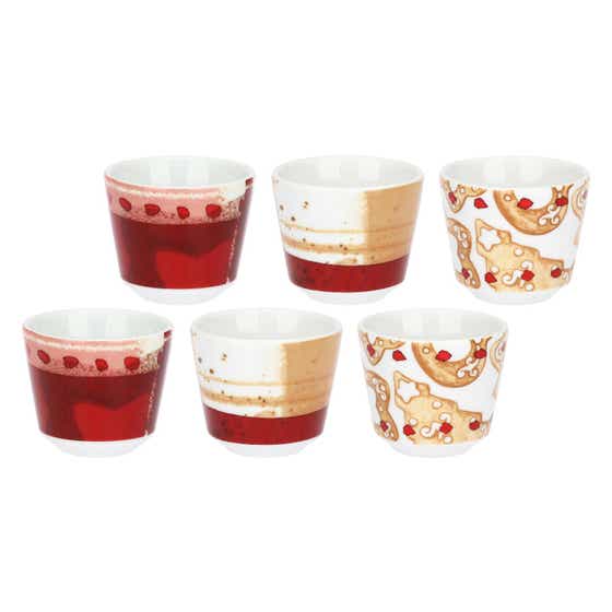 Set of 6 Thunland porcelain coffee pots