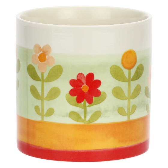 Florianne stoneware flowerpot holder, large